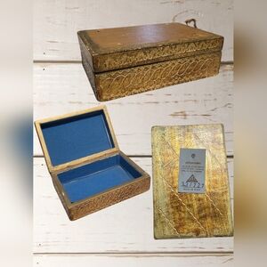 Gold and Blue Decorative Box